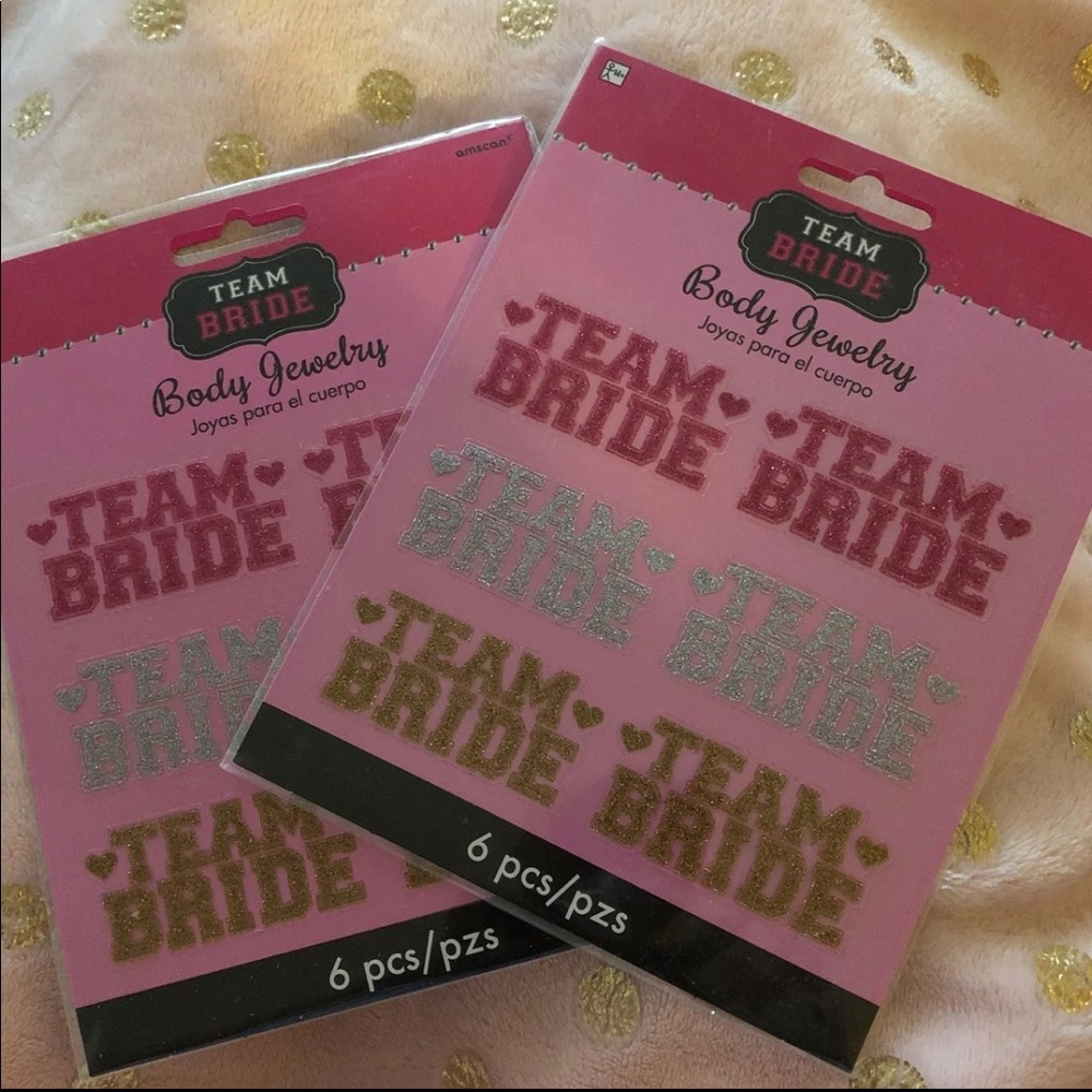 Team Bride Body Jewelry